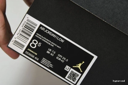 Hyperoad Ashen Jordan Low 1 Slate 0819